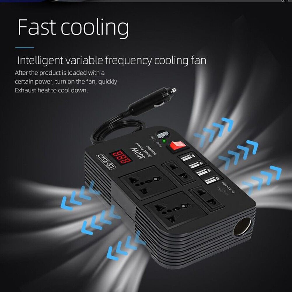 Auto Inverter 4 USB Veloce Carica Convertitore