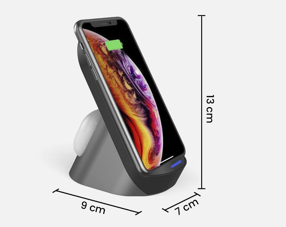 Caricatore Wireless 3 in 1 Andowl Q-WX600 – 20W Ricarica Rapida per Smartphone, Smartwatch e Auricolari